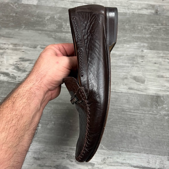 Mezlan Brown Crocodile Loafers 9.5 M main image 4